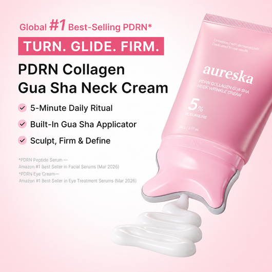 Aureska PDRN Collagen Gua Sha Neck Wrinkle Cream