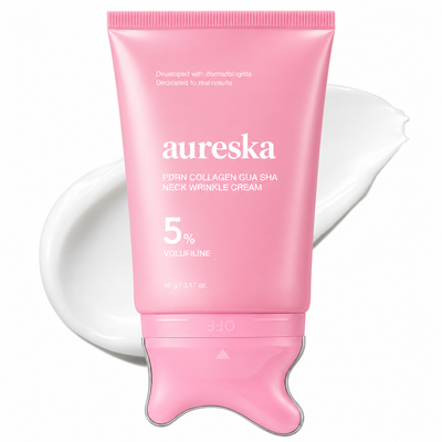 Aureska PDRN Collagen Gua Sha Neck Wrinkle Cream